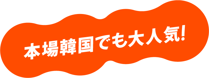 本場韓国でも大人気！