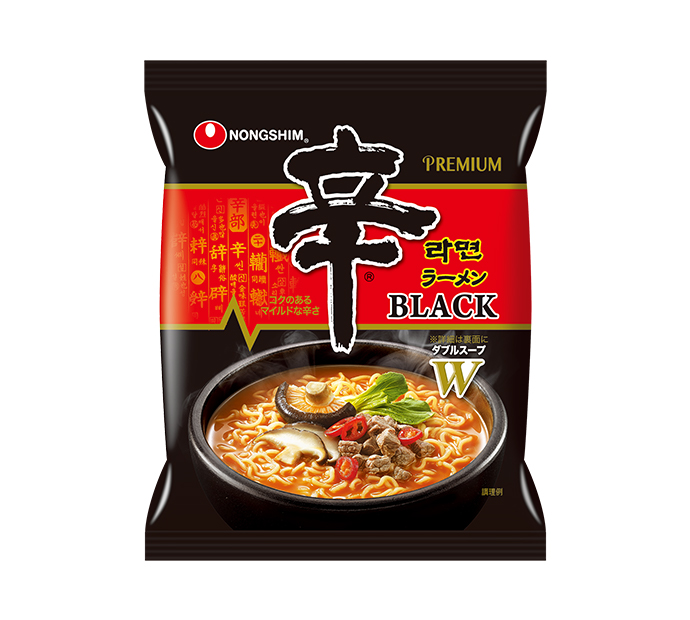 辛ラーメン ブラック 袋麺 | 製品情報 | NONGSHIM